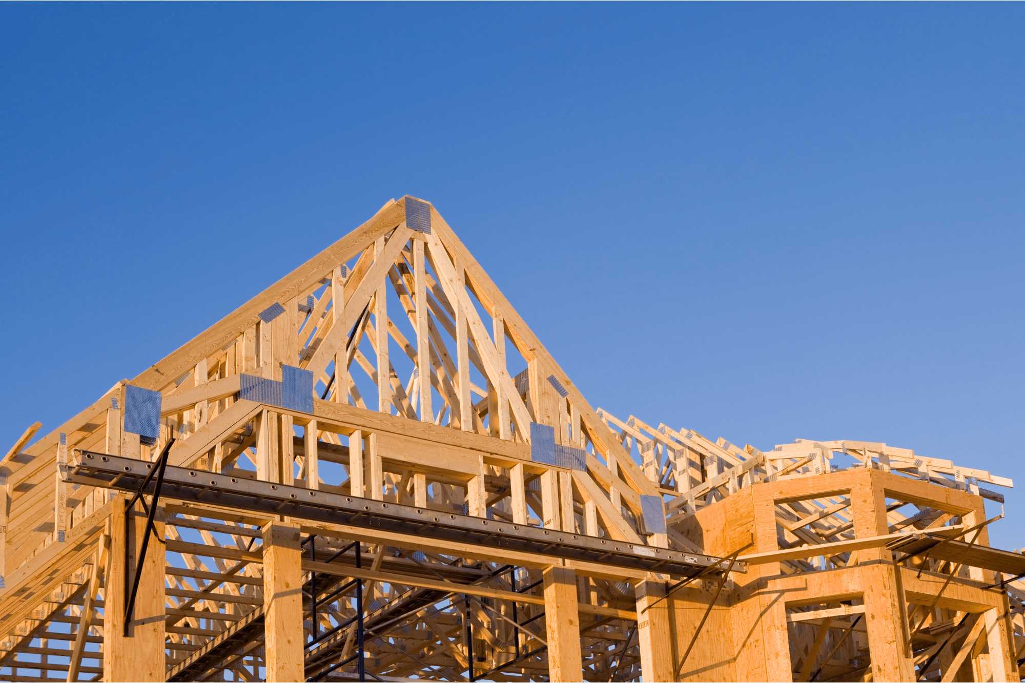 Fragment szkieletu domu